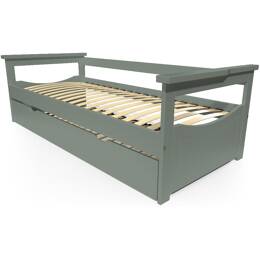 Lit Gigogne 90x200 Topaze Pin massif 90x200