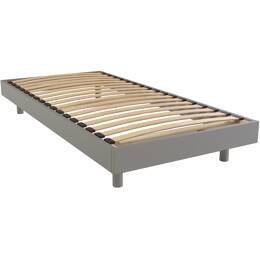 Sommier à lattes 1 place bois Kit France - 90x190 90x190