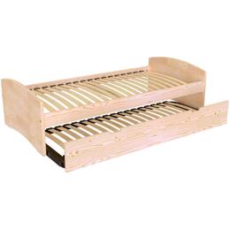 Lit gigogne 80x200 Happy pin massif 80x200