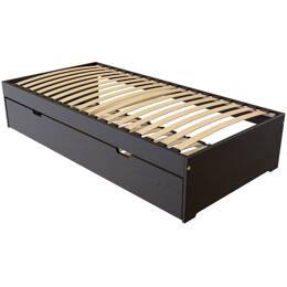 Lit gigogne 80x200 Malo pin massif 80x200