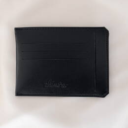 Portefeuille compact Jasmin noir