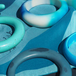 Bracelet Jonc Azura Marine | Bijou