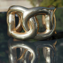 Bracelet Bangle Risan Gold | Bijou