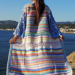 Gilet Long Gran Vala | Crochet Fait main