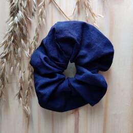 chouchou ATTACHANTE - bleu marine