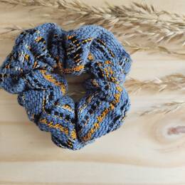 chouchou ATTACHANTE - bleu jeans