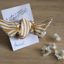 ruban court ROMANTIQUE - jaune