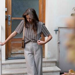 top DETERMINEE rayé