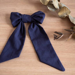 barrette RAFFINEE - bleu marine