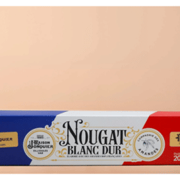 Nougat blanc dur aux amandes francaises