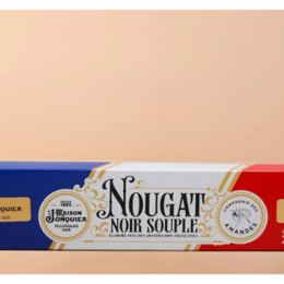 Nougat noir souple aux amandes francaises