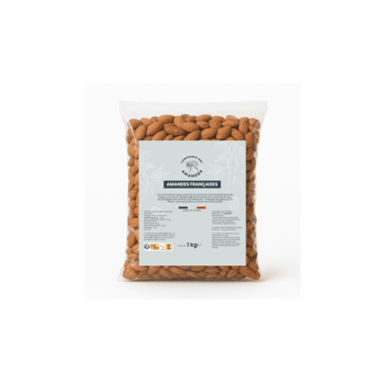 Sachet de 1 kg d'amandes francaises nature