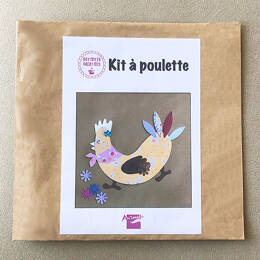 PÂQUES Kit créatif - Fabrique une carte avec une POULETTE pré-découpée