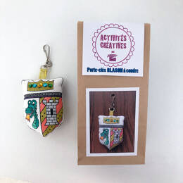 DIY Kit créatif - Coudre et personnaliser son porte-clés (ou accroche-porte)