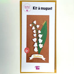 CARTE À CRÉER - Fabriquer une carte avec un brin de muguet porte-bonheur