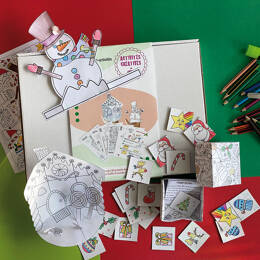 COFFRET CRÉATIF - Coffret multi-activités autour du coloriage - L'Avent Noël