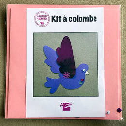 Kit créatif - Fabrique une carte avec un animal en papiers pré-découpés