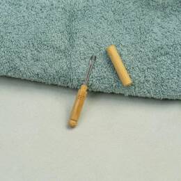 Cure-oreille écologique - Inox et bois