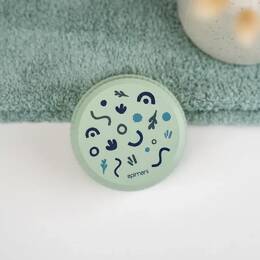 Boîte à savon 3 en 1 - 100% recyclée - Ronde - Vert