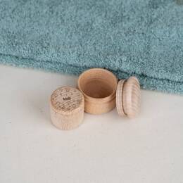 Boîte à dents de lait en bois - Grande - Non personnalisé