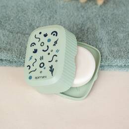 Boîte à savon 3 en 1 - 100% recyclée - Rectangulaire - Vert