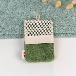 Gant sauve-savon 2 en 1 - matières revalorisées - Vert