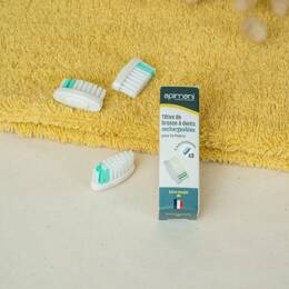 3 Têtes de brosses à dents rechargeables - La Maline - EXTRA-SOUPLE