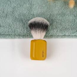 Blaireau de rasage - Bois de hêtre français - Jaune