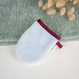 Gant démaquillant à l'eau - Bleu