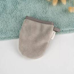 Gant démaquillant à l'eau - Gris