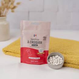 Recharges 120 pastilles - Dentifrice à croquer certifié bio - Fraise - Enfant