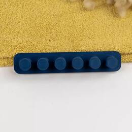 Porte-brosses à dents mural - Familiale - Pour 5 - Bleu