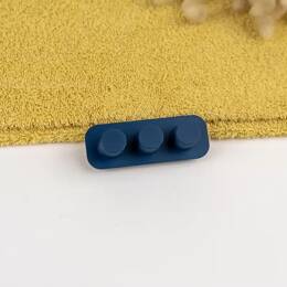 Porte-brosses à dents mural - Familiale - Pour 2 - Bleu