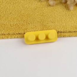 Porte-brosses à dents mural - Familiale - Pour 2 - Jaune