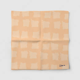 Mouchoir en tissu - Georges (abricot)