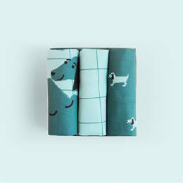 Coffret trio - Mouchoirs enfants (bleu)
