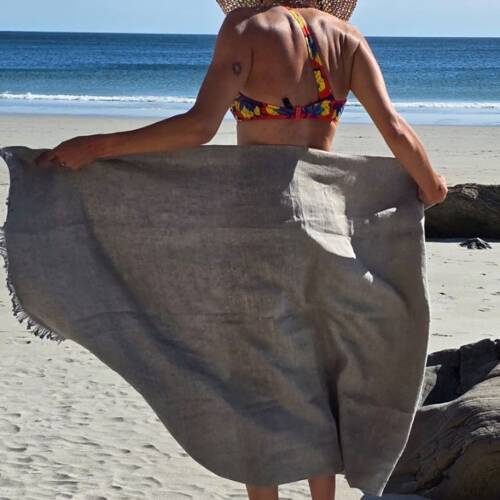 Fouta de plage en lin Kersidan