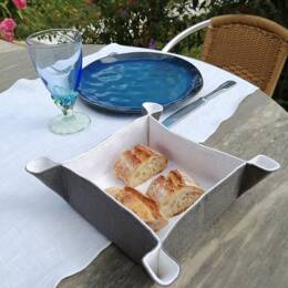 Corbeille à pain MOUSTOIR-AC en lin