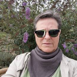 Carré MERLIN en lin lavé Gris clair