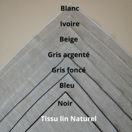 Serviette de table ZEF en lin lavé Lin naturel
