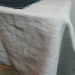 Nappe Gris clair ZEF en lin lavé