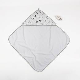 Cape de Bain Bambou Fait Main - Panda