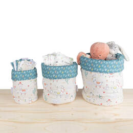 Paniers de Rangement Coton Fait Main - Lamachou Pitchoun