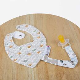 Bandana / Attache tétine Coton BIO Fait Main - Kozzie