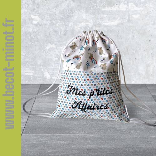 Sacs à Dos Plats en Coton