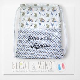 Sacs à Dos Plats en Coton