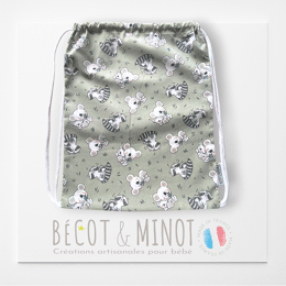 Sacs à Dos Plats en Coton