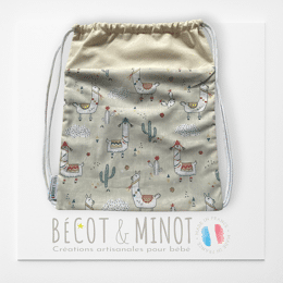 Sacs à Dos Plats en Coton