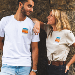 T-shirt Unisex Pola blanc - bon secours