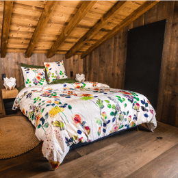 Housse de couette en Percale imprimée Comtesse